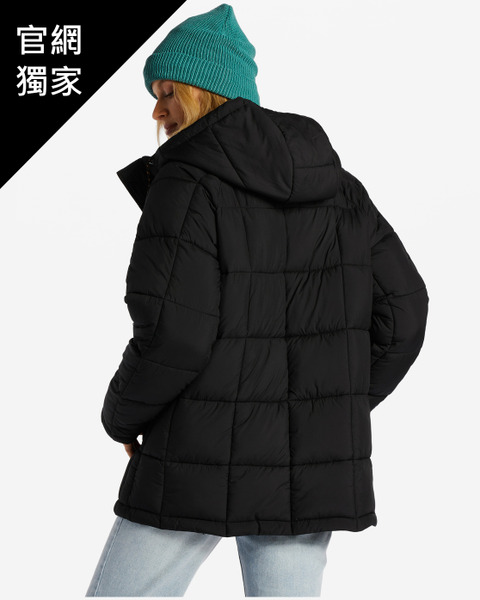 【官網獨家】Venture On Puff Zip-Up Hooded Jacket 防潑水連帽外套