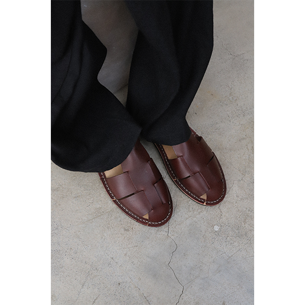 STEVE MONO - Artisanal Sandals 10/11 Long (Chianti/ Tobacco)