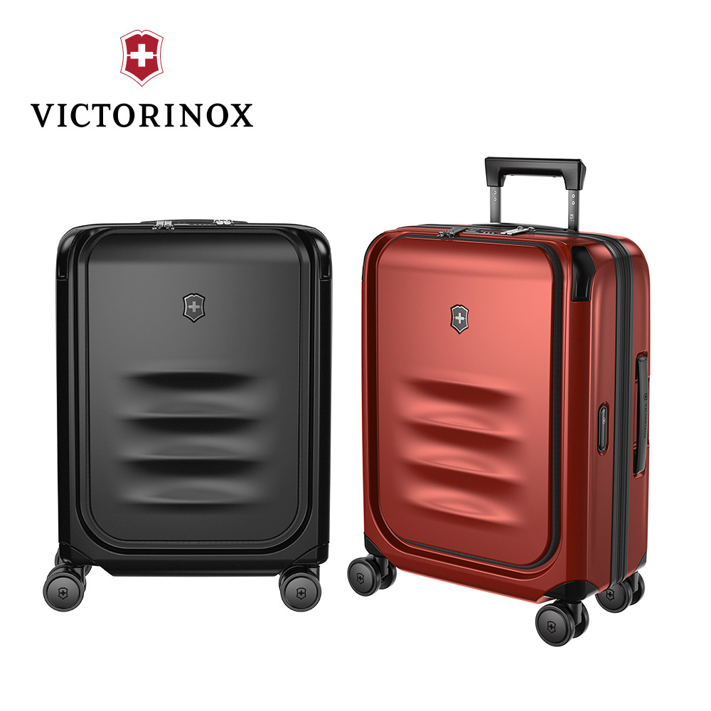 VICTORINOX 瑞士維氏Spectra 3.0 可擴展式全球通用登機型旅行箱-黑/紅色